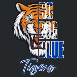 Go Big Blue - Adult Heavy Blend™  8 oz., 50/50 Fleece Crew Design
